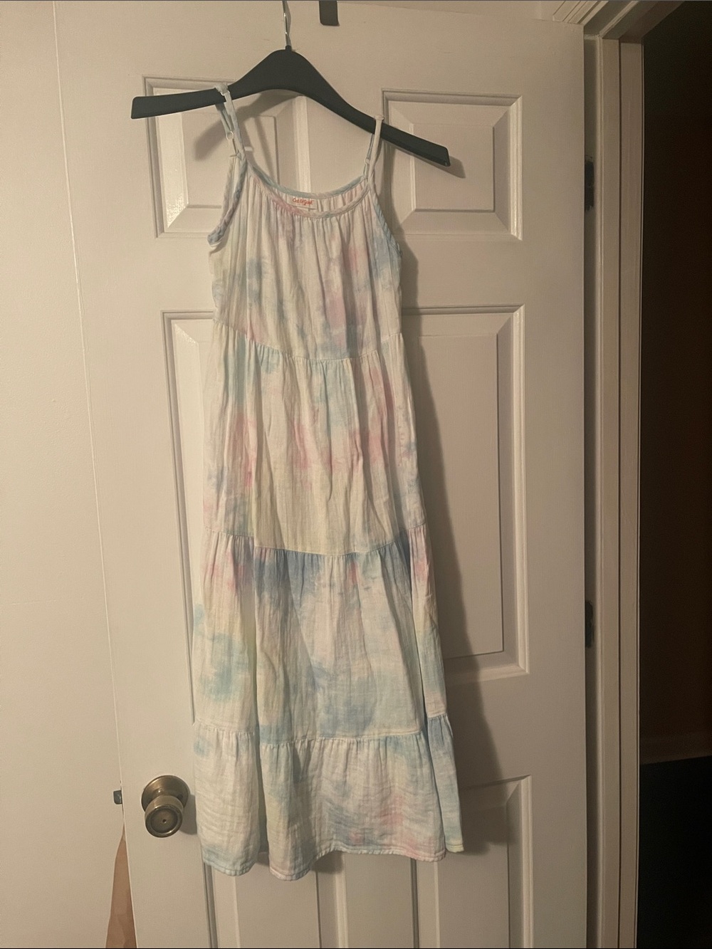 Cat & Jack Pastel Tie-Dye Sundress Size Large 10/12